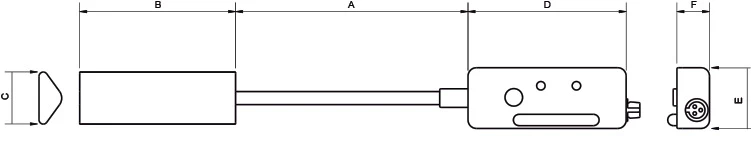 Schéma du goniomètre sans fil à deux axes